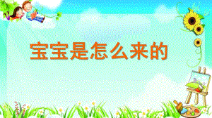 幼儿园《宝宝是怎么来的》PPT课件.pptx