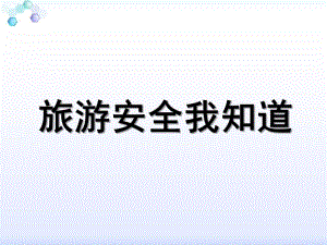 中班健康《安全旅游》PPT课件教案中班健康《安全旅游》.ppt