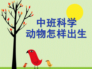 中班科学活动《动物怎样出生》PPT课件教案.ppt