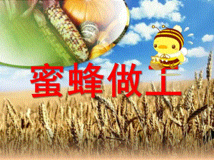 中班音乐歌曲《蜜蜂做工》PPT课件教案音乐课件蜜蜂做工.ppt