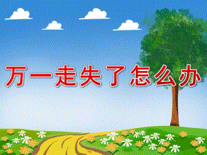 走失了怎么办PPT课件教案图片PPT课件.pptx