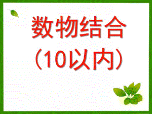 中班数学《数物结合(10以内)》PPT课件中班数学《数物结合(10以内)》PPT课件.ppt