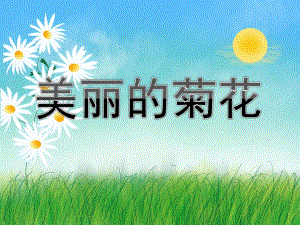 中班《美丽的菊花》PPT课件教案中班美丽的菊花.ppt