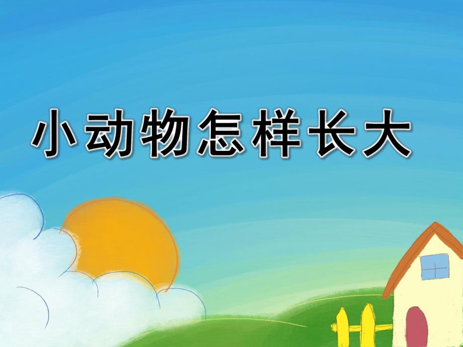 中班科学活动《小动物怎样长大》PPT课件小动物怎样长大.ppt_第1页