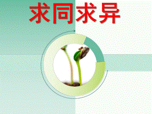 中班数学《求同求异》PPT课件教案中班数学——求同求异.ppt
