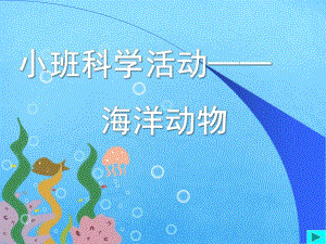 小班科学活动《海洋动物》PPT课件小班科学活动海洋动物.pptx
