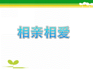 中班主题《相亲相爱》PPT课件教案中班(相亲相爱)主题解析.ppt
