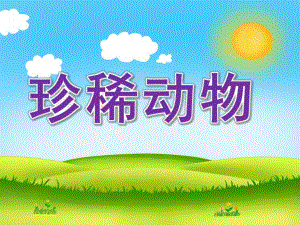 大班社会《珍稀动物》PPT课件教案大班社会：珍稀动物.ppt