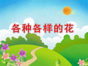 大班美术科学《各种各样的花》PPT课件教案《各种各样的花》.ppt