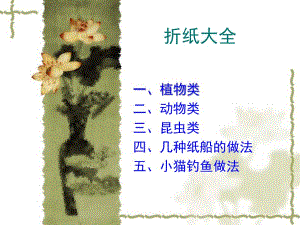 大班手工《折纸大全》PPT课件折纸大全(图解).ppt