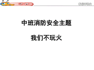 中班安全教育《我们不玩火》PPT课件教案幼儿园我们不玩火.ppt