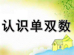 大班《认识单双数》PPT课件教案PPT课件.ppt