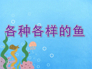 幼儿园综合《各种各样的鱼》PPT课件教案PPT课件.ppt