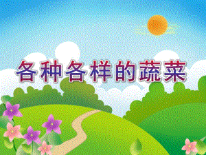幼儿园科学认知活动《各种各样的蔬菜》PPT课件教案蕾蕾班科学认知活动《各种各样的蔬菜》.ppt