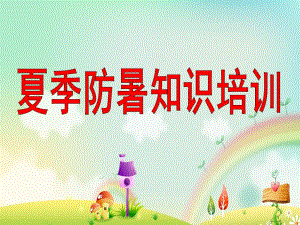 幼儿园如何预防夏季中暑PPT课件幼儿园保育员培训之夏季防暑.ppt
