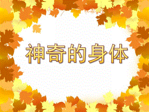 大班健康《神奇的身体》PPT课件教案PPT课件.ppt