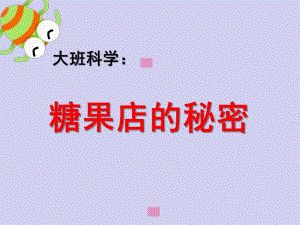 大班社会《糖果店的秘密》PPT课件教案微课件.ppt