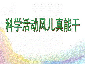 大班科学《会变的风》PPT课件演示文稿1大班科学活动---会变的风.ppt