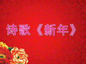 大班诗歌《新》PPT课件教案大班诗歌《新》.ppt