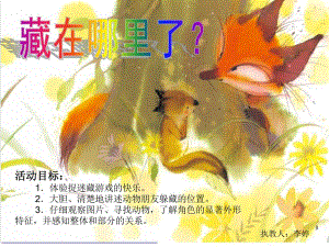 小班绘本《藏在哪里了》PPT课件教案微课件.ppt