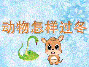 学前班科学《动物怎样过冬》PPT课件教案PPT课件.ppt