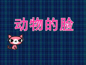 大班美术《动物的脸》PPT课件动物的脸.ppt