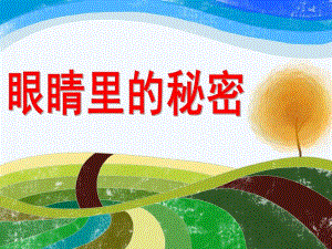 幼儿园健康活动《眼睛里的秘密》PPT课件ppt课件.ppt