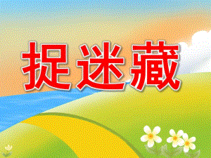 大班语言《捉迷藏》PPT课件教案PPT课件.ppt