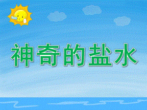 大班科学《神奇的盐水》PPT课件教案PPT课件.ppt