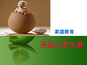 幼儿园家庭教育讲座PPT家庭教育讲座PPT.ppt