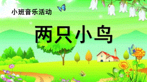 小班音乐活动《两只小鸟》PPT课件教案歌曲小班两只小鸟ppt.ppt