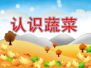 幼儿园亲子活动《认识蔬菜》PPT课件教案PPT课件.ppt