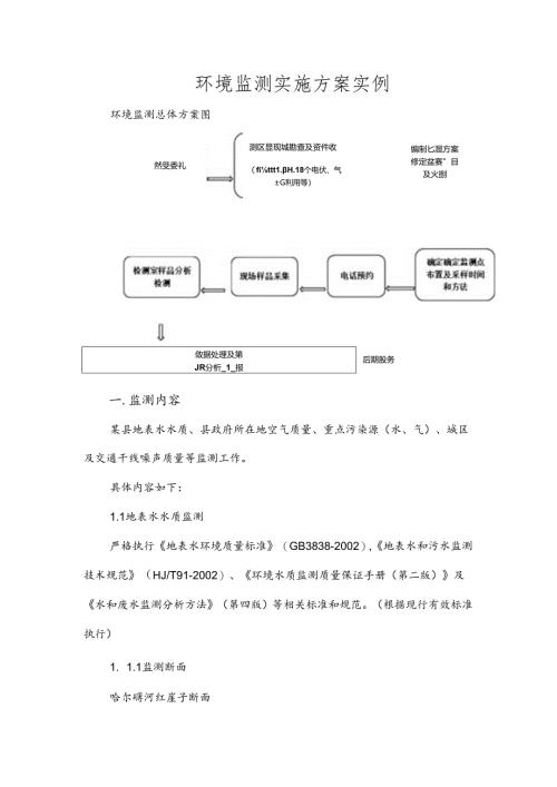 环境监测实施方案实例.docx
