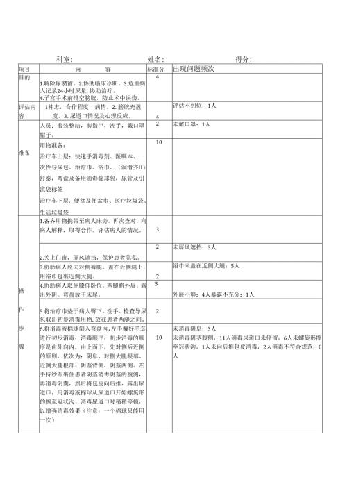 导尿问题总结.docx