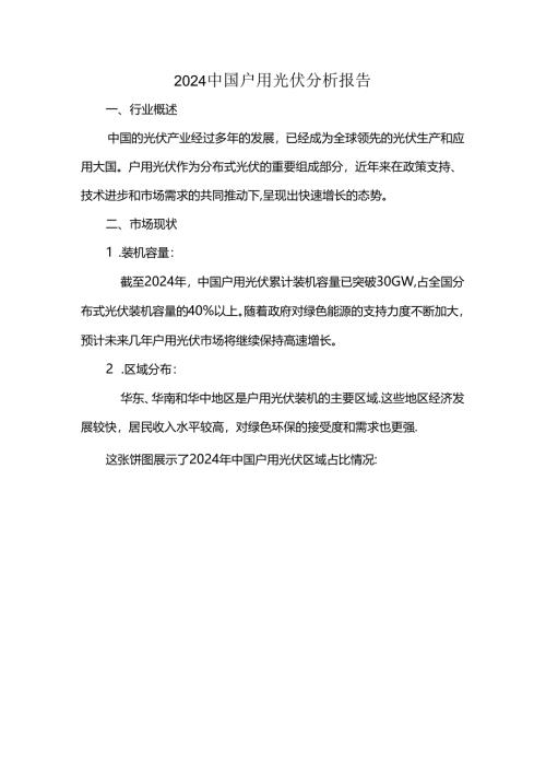 2024中国户用光伏分析报告.docx