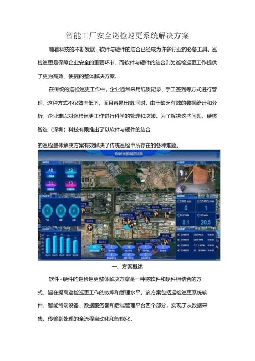 智能工厂安全巡检巡更系统解决方案.docx
