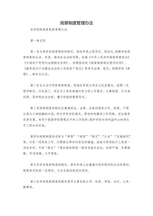 规章制度管理办法.docx