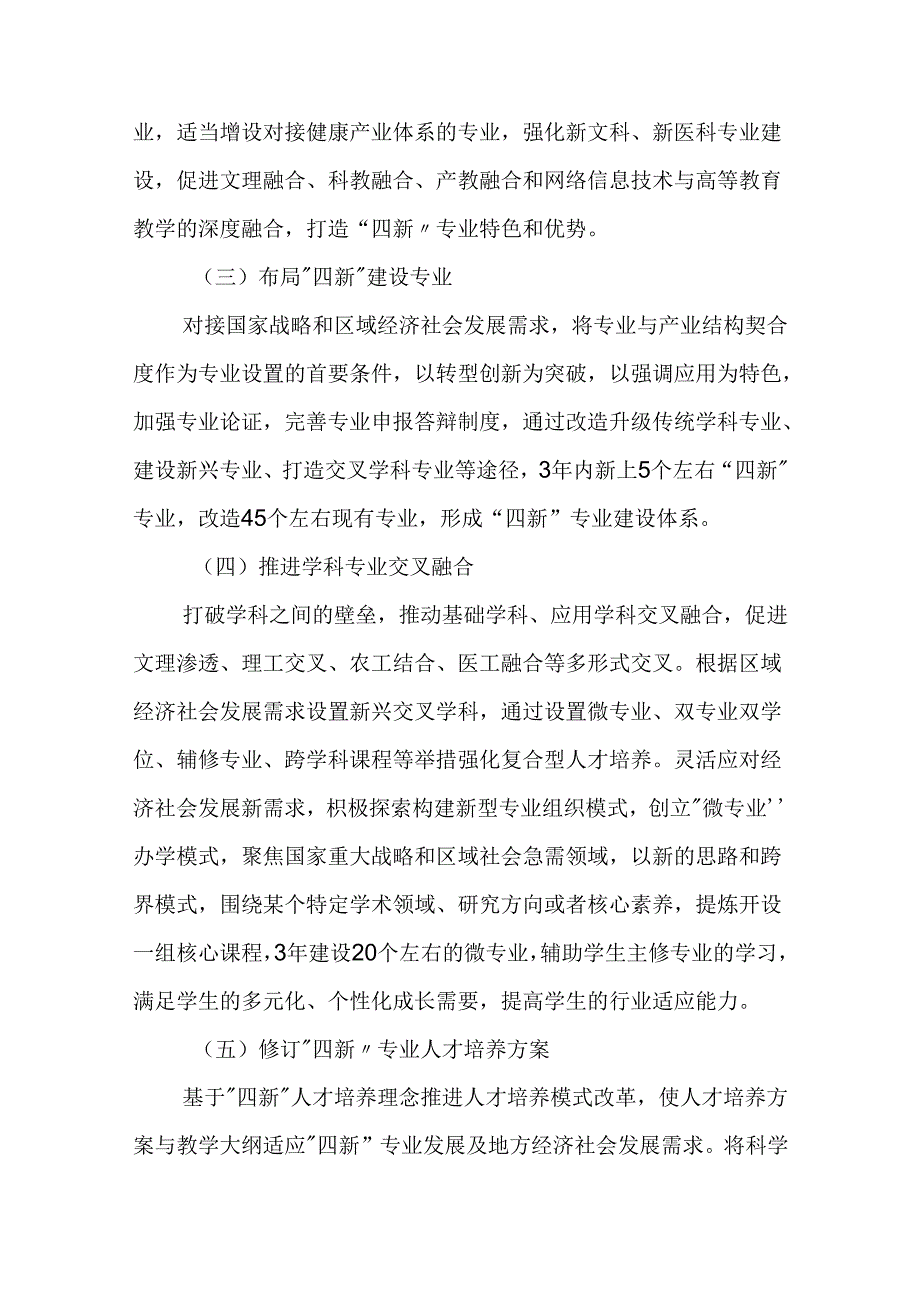 学院“四新”专业建设实施办法.docx_第3页