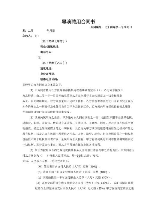 导演聘用合同.docx