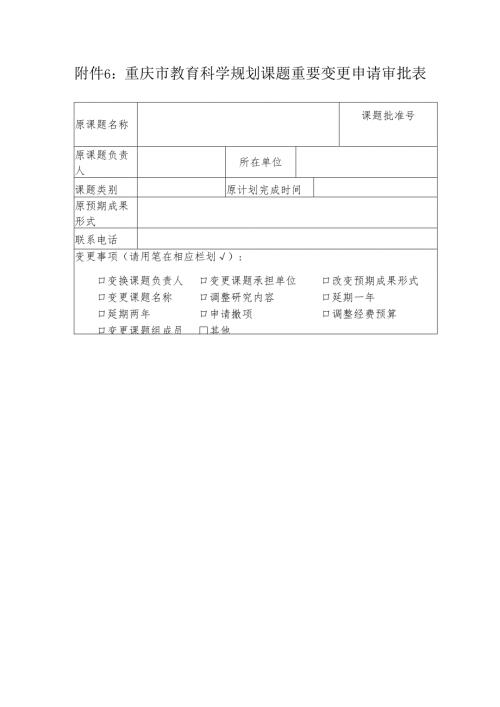国家社科基金项目重要事项变更审批表.docx