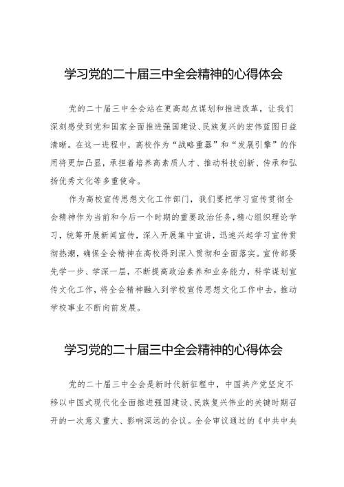 学习贯彻二十届三中全会精神心得感悟32篇.docx