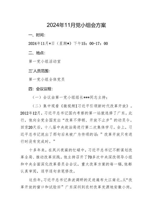 02-2024年11月党小组会方案.docx