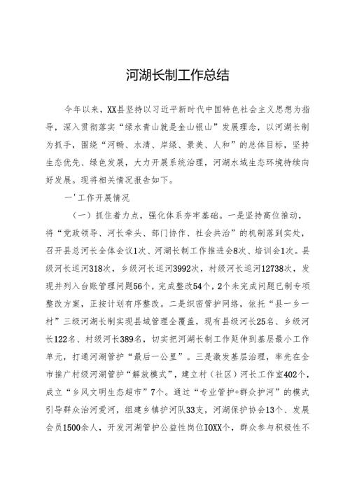 河湖长制工作总结.docx