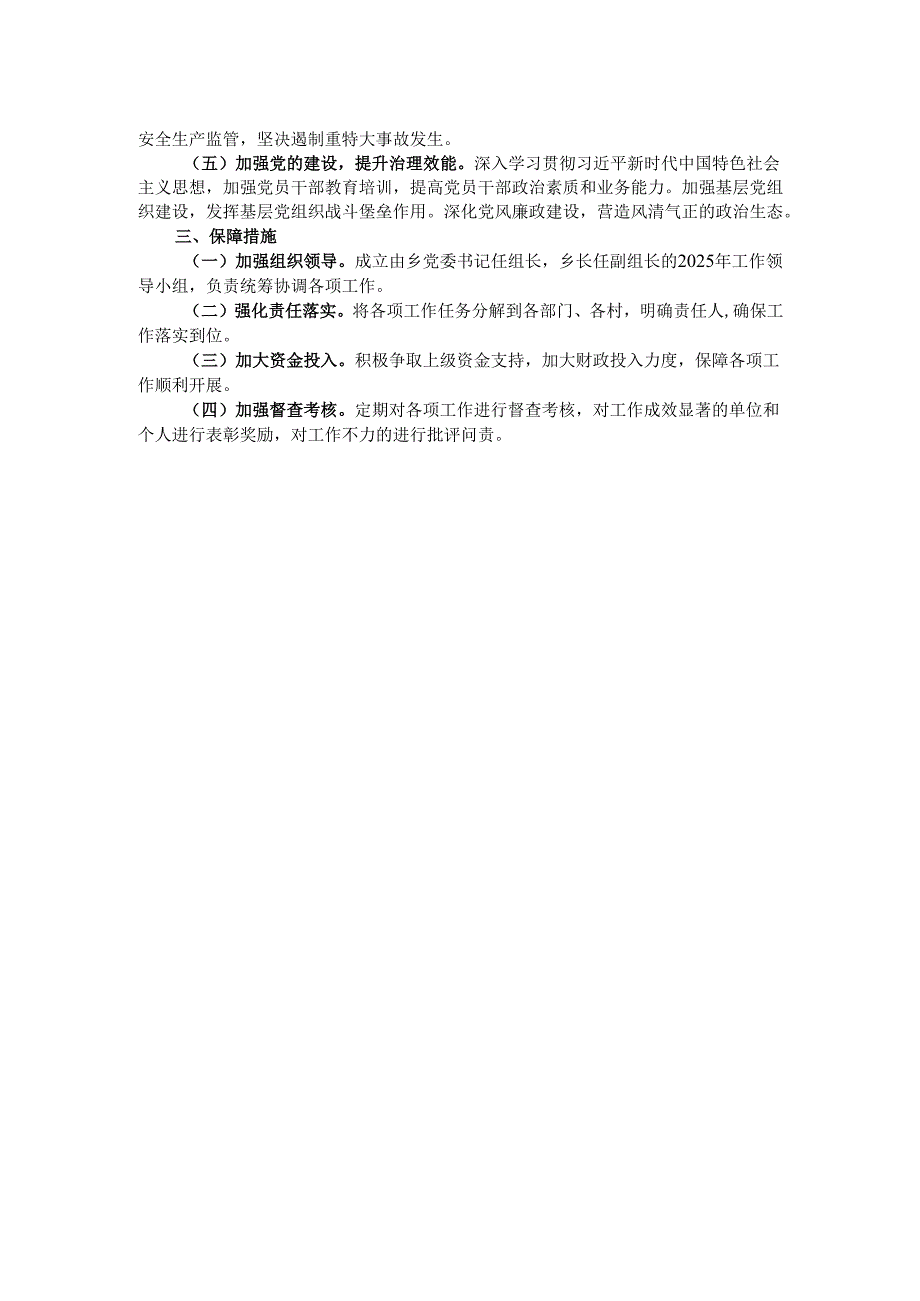 乡镇2025年工作计划.docx_第2页
