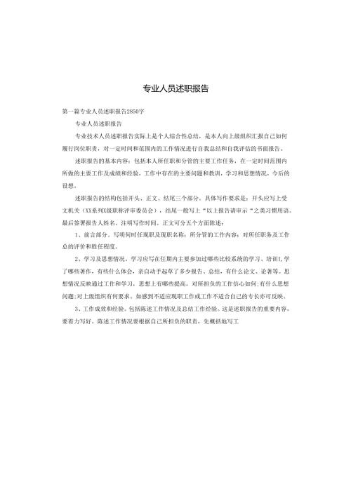 专业人员述职报告.docx