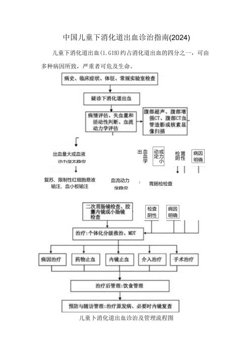 中国儿童下消化道出血诊治指南（2024）.docx