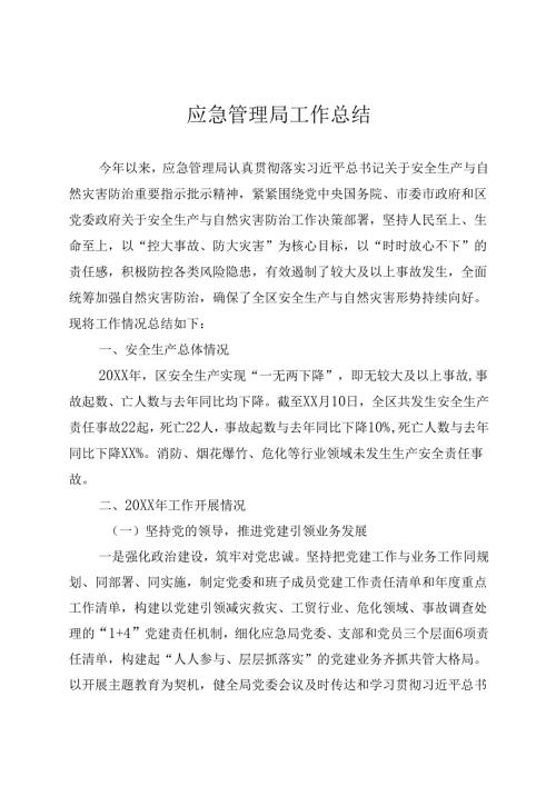 应急管理局工作总结.docx