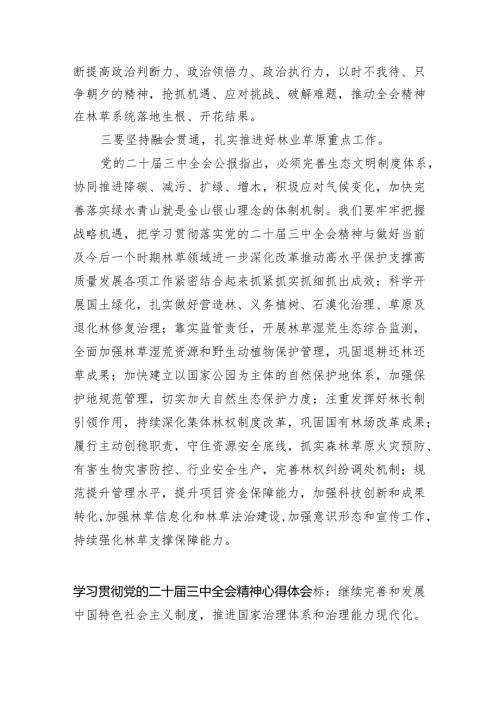 （9篇）党委中心组学习二十届三中全会精神研讨交流与心得体会范文.docx