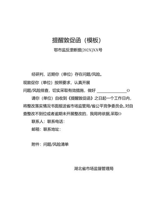 反垄断“三书一函”制度文书模板.docx