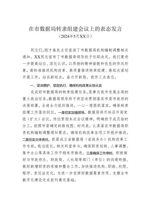 20240521-在市数据局转隶组建会议上的表态发言.docx